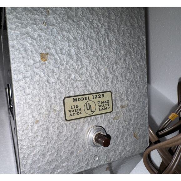 Brumberger Vintage Slide Viewer #1225 Original Box Metal Industrial Look - Picture 7 of 9